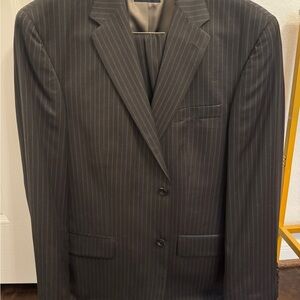 Nautica Charcoal Pinstripe Men's Suit